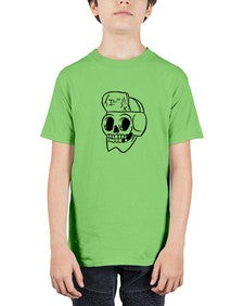 Skull Skeleton 144# - skull and bones - Youth Tee Unisex