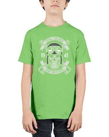 Skull Soldier Time Is Over 1065# - skull and bones - Youth Tee Unisex