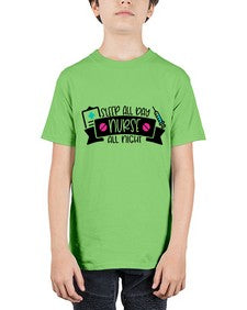 Sleep All Day Nurse All Night Style Style 1398# - nurse - Youth Tee Unisex