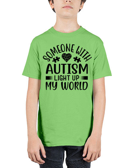 Some one with Style 50# - autism - Youth Tee Unisex