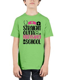 Straight Outta Nursing Style Style 1426# - nurse - Youth Tee Unisex