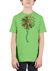 Sunflower Fist Juneteenth Black History 24# - black juneteenth - Youth Tee Unisex