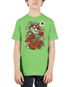 Super bear 236# - cartoon animals - Youth Tee Unisex