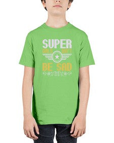 Super girls dont be sad 244# - cartoon super hero - Youth Tee Unisex