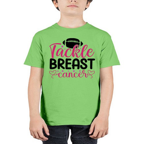 Tackle Breast Cancer 4# - breast cancer - Youth Tee Unisex