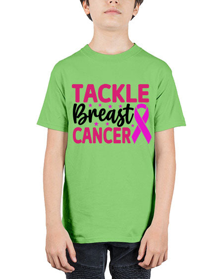 Tackle Breast Cancer 5# - breast cancer - Youth Tee Unisex