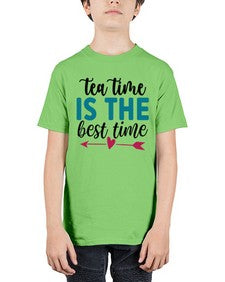 Tea Time Is The Best Time 1614# - tea - Youth Tee Unisex
