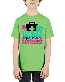 Thankful For My Patience Style Style 1492# - nurse - Youth Tee Unisex