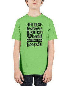 The Best Teachers Teach Style 1504# - teacher - Youth Tee Unisex