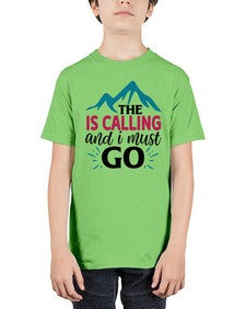 The Is Calling And I Must Go 1620# - tea - Youth Tee Unisex