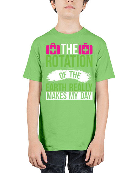 The Rotation Of The Earth Really Makes My Day 7# - nature - Youth Tee Unisex