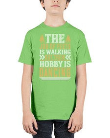 The job of feets is walking but their hobby is dancing 193# - dance2 - Youth Tee Unisex
