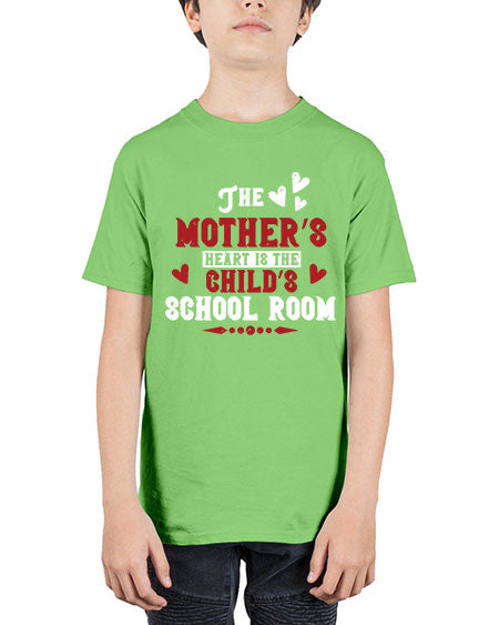 The mother’s heart is the child’s school room Style 221# - kids - Youth Tee Unisex