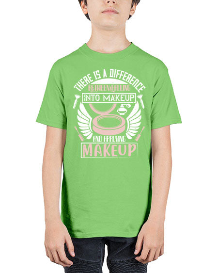 There is a difference between falling into makeup and applying makeup Style 178# - beauty - fashion - Youth Tee Unisex