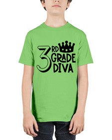 Third Grade Diva 953# - third grade - Youth Tee Unisex
