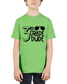 Third Grade Dude 957# - third grade - Youth Tee Unisex