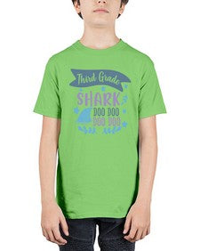 Third grade shark doo doo doo doo 973# - third grade - Youth Tee Unisex