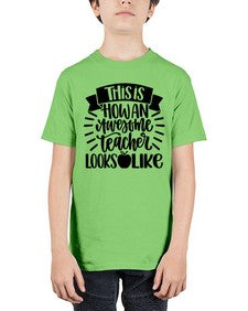 This Is How An Awesome Style 1542# - teacher - Youth Tee Unisex