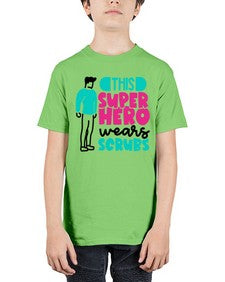 This Superhero Wears Scrubs Style Style 1564# - nurse - Youth Tee Unisex