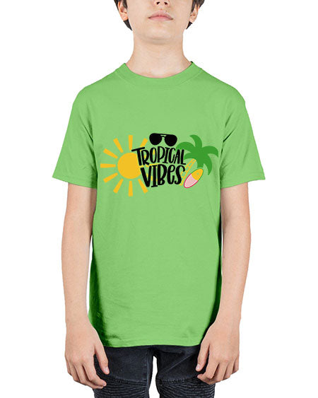 Tropical Vibes Style 9# - summer - Youth Tee Unisex