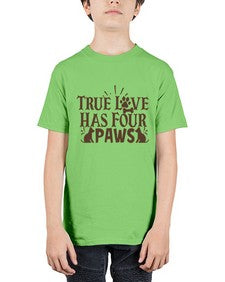 True Love Has Four Paws Style 24# - cats - Youth Tee Unisex