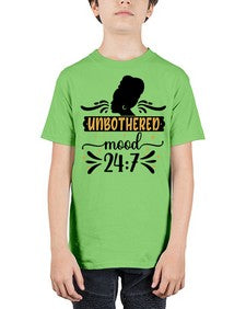 Unbothered mood Style 2# - black girls or women - Youth Tee Unisex