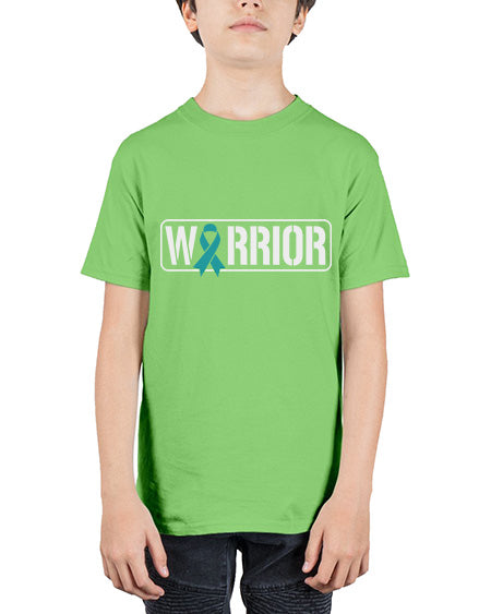 Warrior PTSD Awareness Teal Military 2# - PTSD - Youth Tee Unisex