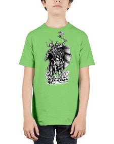 Warrior Skull Files 1208# - skull and bones - Youth Tee Unisex