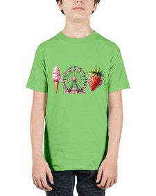 Watercolor Strawberry Fair 1693# - strawberry - Youth Tee Unisex