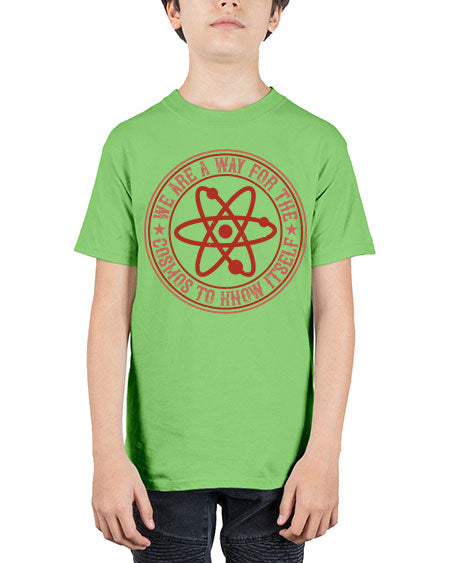 We are a way for the cosmos to know itself 300# - general science - Youth Tee Unisex