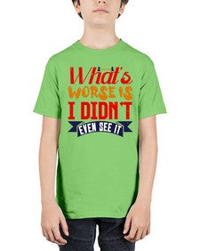 Whats worse is I didnt even see it 164# - chess - Youth Tee Unisex