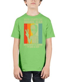 When I started the original alien 45# - ufo - Youth Tee Unisex