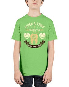 When a thif kisses you count your teeth Style 471# - dentist - Youth Tee Unisex