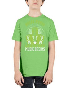 Where words leave off music begins 45# - dance2 - Youth Tee Unisex