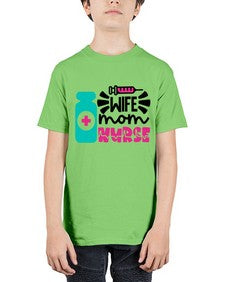 Wife Mom Nurse Style Style 1642# - nurse - Youth Tee Unisex