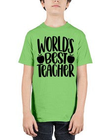 Worlds Best Teacher Style 1657# - teacher - Youth Tee Unisex