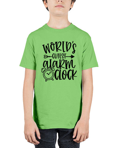 Worlds Cutest Alarm Clock Style 473# - baby - Youth Tee Unisex