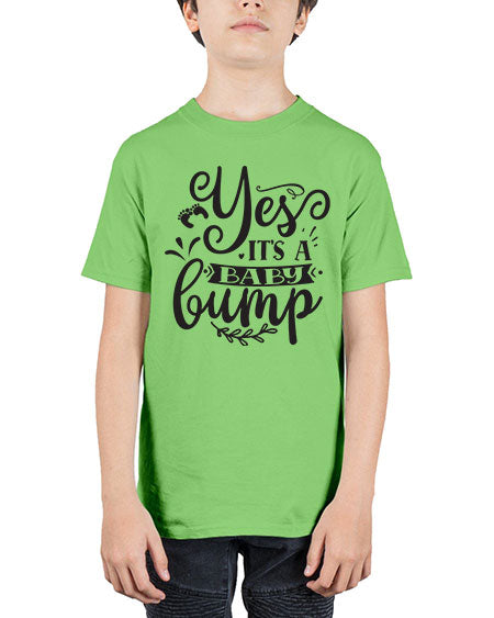 Yes it s a baby bump 476# - pregnancy - Youth Tee Unisex