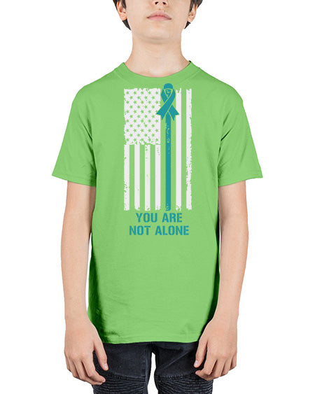You Are Not Alone PTSD 1# - PTSD - Youth Tee Unisex