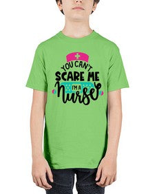 You Cant Scare Me Im A Nurse Style Style 1679# - nurse - Youth Tee Unisex