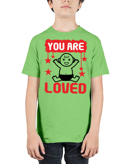 You are loved Style 241# - baby shower - Youth Tee Unisex