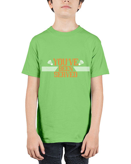 You’ve been served 1714# - badminton - Youth Tee Unisex