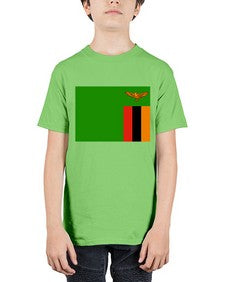 Zambia 2160# - world flags - Youth Tee Unisex
