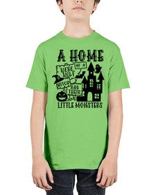 a home of a were wolf witch and their little monsters 53# - witch - Youth Tee Unisex