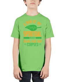 a man of my spiritual intensity does not eat corpses 6# - vegan - Youth Tee Unisex