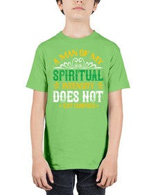 a man of my spiritual intensity does not eat corpsess 7# - vegan - Youth Tee Unisex