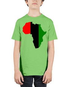 africamap 275# - black words and phrases - Youth Tee Unisex