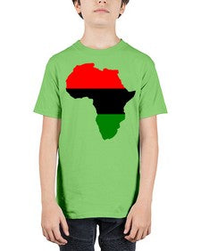 africamap 276# - black words and phrases - Youth Tee Unisex