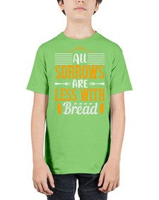 all sorrows are less with bread 16# - cooking - Youth Tee Unisex