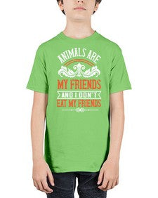 animals are my friends and i dont eat my friends 24# - vegan - Youth Tee Unisex